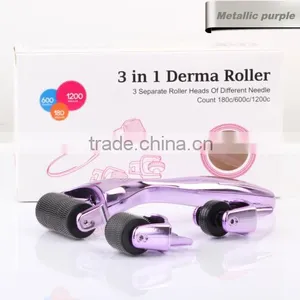 Manufacture Price New Spa Derma Roller 3 in 1 Dermaroller 1 mm Titanium thumbnail-6