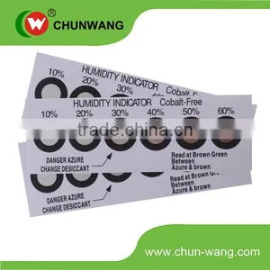 Eco-friendly Changeble Humidity Indicator Card, Humidity Sensor Card thumbnail-1
