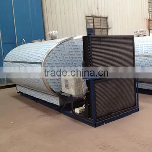 Milk Cooling Tank 10000L Capacity Dairy Farm Milk Tank With Copeland Compressors Electric Motor thumbnail-5