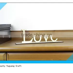 LOVE Wooden Letter Freestanding Wooden Sign With Base thumbnail-1