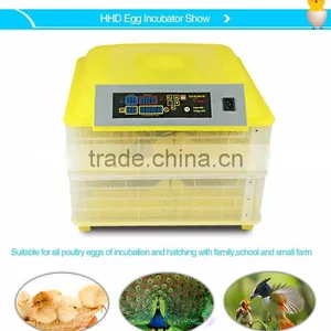 HHD EW-96 High Quality Chicken Full Automatic Digital Egg Incubator for 96 Eggs for Sale 98% Hatching Rate thumbnail-1