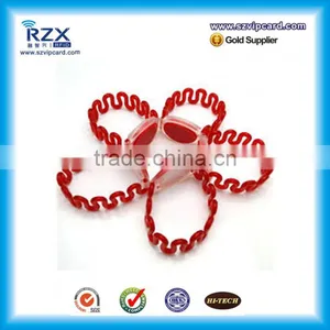 Full Color ABS ISO14443A Chip Passive 13.56Mhz Wristband thumbnail-5
