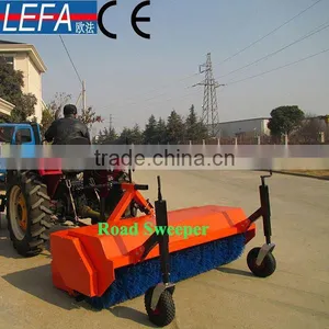 Tractor Hitch Nylon Brush Driveway Vacuum Sweeper thumbnail-1