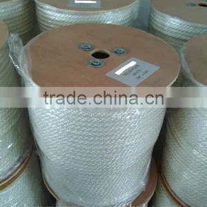12 Strands White Solid Braided Polyester Rope, Derby Rope thumbnail-2