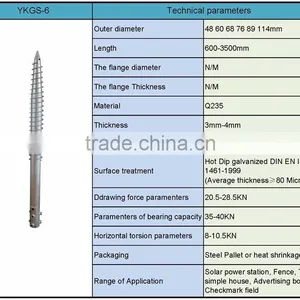 Galvanized Foundation Screw for Solar Power Station thumbnail-5