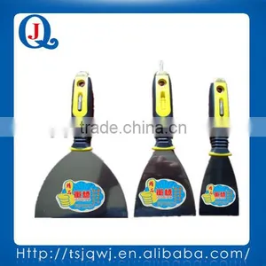 Carbon Steel Double Color Rubber Handle Putty Knife Set JQ-080 thumbnail-1