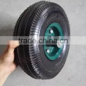 Rubber Thickening Wheels and Casters With Super-elastic Solid Rubber Tires thumbnail-3
