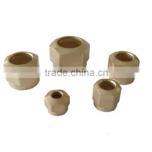 Nut,Air Brake Fittings for Nylon Tube, Brass Valve,Nylon Air Brake Fittings,brass Fittings thumbnail-1