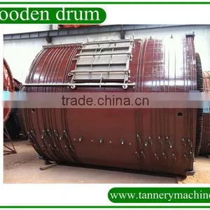 D4.5x4.5/4.5x4.2/4.5x4/4.2x4.2/4.2x4/4x4/4x3.5 Soaking or Liming Wooden Drum for Cow Cattle Buffalo Leather Wooden Drum thumbnail-5