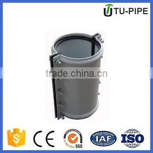 Socket Type Stainless Steel Pipe Clamp Rubber Ring for Plastic Water Pipe thumbnail-1