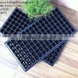 Black PS Material 105 Cells Blister Process Plastic Plant Nursery Seed Plug Trays for Propagation thumbnail-1