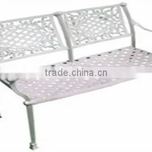 Outdoor/indoor White Love Seat 18339 thumbnail-1