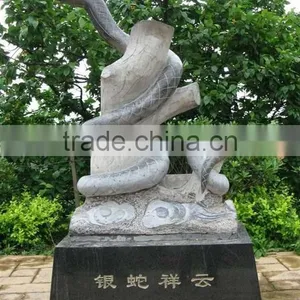 Outdoor Snake Stone Carved thumbnail-1