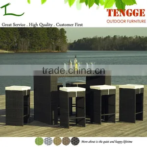 YH-8046 Most Popular Outdoor Wicker Bar Tables and Chairs for Sale thumbnail-3