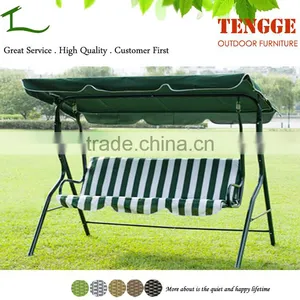 Outdoor Green Waterproof Fabric Cover Swing Chair for Sale thumbnail-1