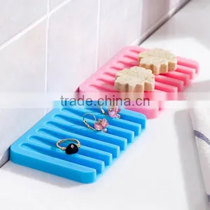 Silicone Wet Soap Drainer Strainer Holder Drain Mat OEM ODM Factory thumbnail-2