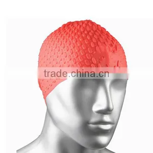 High Quality Adult's Silicone Waterproof Swimming Cap thumbnail-1