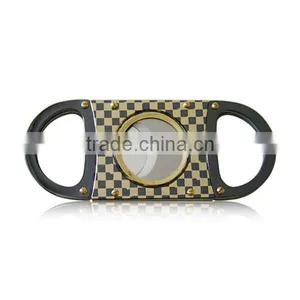 Stainless Steel Cigar Cutter, Blade Metal Silver Scissor Pocket Size Cigar Knife thumbnail-1