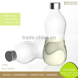 Frozen Drinking Empty Borosilicate Glass Bottle Cola and Soda thumbnail-1