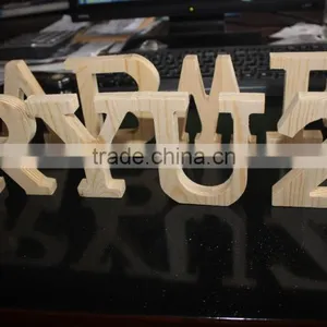 Wooden Alphabet Letters DIY Manual Process Letters Laser Cutting Letters Can Be Customized thumbnail-2
