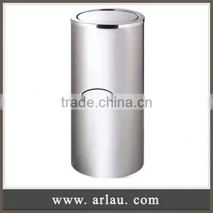 Arlau Outdoor Garbage Bin Sold From Factory,Recycling Two Compartments Concealed Trash Bin,Top Sales Outdoor Waste Bin thumbnail-1