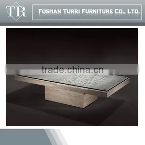 Classic Travertine Marble Tea Table thumbnail-5
