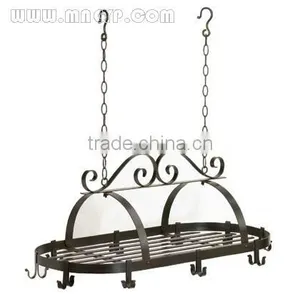 Wrought Iron Pot Rack thumbnail-1