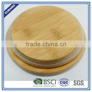 Heat Resistant White Ceramic Jar With Bamboo Lids thumbnail-5