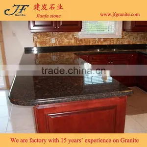 Tan Brown Granite Kitchen Countertop for Prefab Homes thumbnail-4