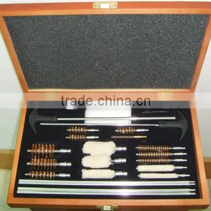 High Quality Gun Cleaning Kit in Wooden Box thumbnail-5