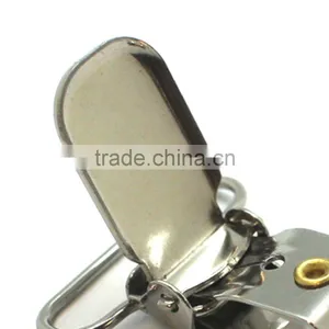 1 Inch Fashion Garment Metal Suspender Clip With Plastic Teeth Inside for Garment, 1 Inch High Quality Fashion Metal Clip thumbnail-3