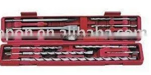 Hammer Drills and Chisel Set in Red Bag Packing thumbnail-1