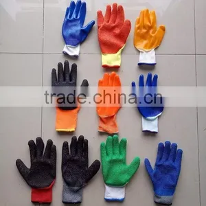 Latex Palm Coating Safety Gloves With Factory Price thumbnail-3