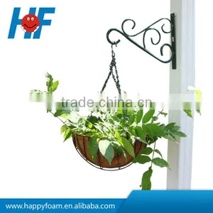 Hanging Coconut Fiber Flower Basket With Wall Hook thumbnail-1