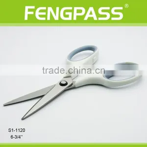 S1-1120 6-3/4" 2Cr13 Stainless Steel Blade With PP+TPR Plastic Handle Sell Scissors thumbnail-4