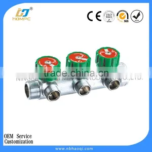 Brass Cross 3 Way Valve Manifold,exhaust Manifold thumbnail-5