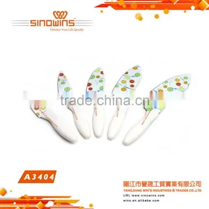A3404c Hot Sale 5PCS Colorful Printing Blade Kitchen Knife Sets Knife thumbnail-1