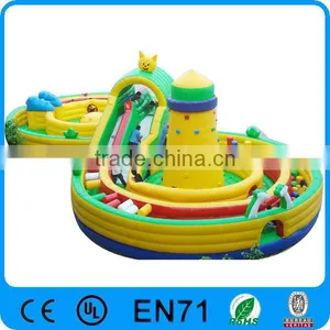 Best Quality Inflatable Fun City/amusement Park With Double S Shape thumbnail-1