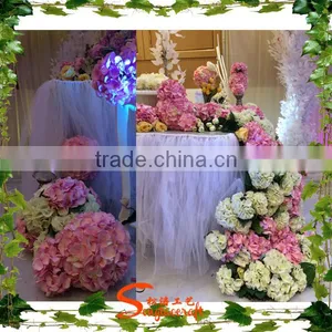 Songtao Design Various Artificial Distributor Flower Pink & Whiten Sakura Wedding Stage Decoration thumbnail-4