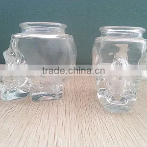 Skull Glass Bottle thumbnail-1