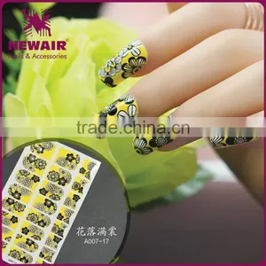 Newest Fashional Nail Sticker Eco-friendly Girl Nail Wraps Sticker thumbnail-1