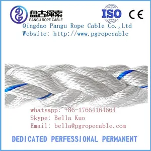 Pangu Polypropylene Multifilament 8-strand Braided Mooring Ropes for Marine thumbnail-1