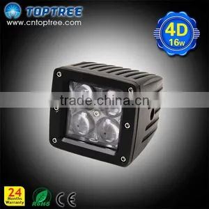 Square Waterproof Led Work Light 4d Lense Brightness Offroad Work Spot Lamps thumbnail-1