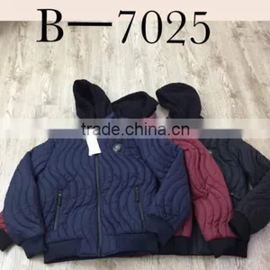 Winter Quilted Man Jacket With Hoody Stocklots thumbnail-2