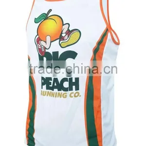 Custom Sublimation Printing Running Singlets & Vests thumbnail-1