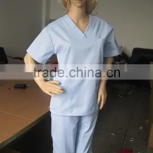 Poly Cotton Women Nurse Scrub Set Medical Uniform thumbnail-1