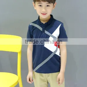 Zm35668a China Import Boys Short Tops Latest New Model t Shirts thumbnail-2