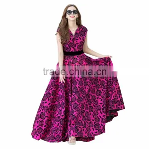 Z&M Floral Beach Dress Summer Beach Dress Beach Party Wear Dress thumbnail-4