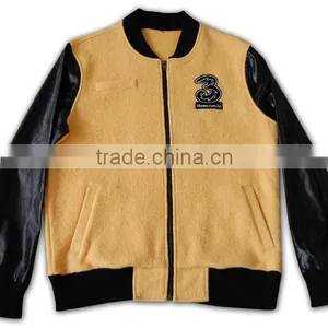 Plus Size Cusotmized Mens Bomber Jacket thumbnail-6