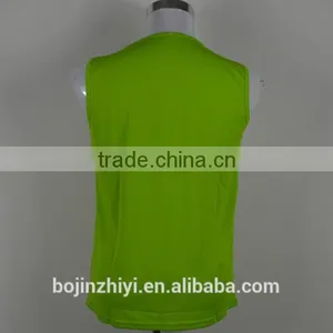 Dri Fit Sport Green Tank Top Heat Transfer Printing Cosy Vest thumbnail-2